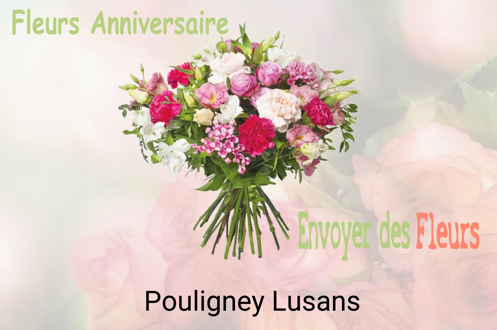 Bouquet de fleurs d’anniversaire livré à Pouligney-Lusans