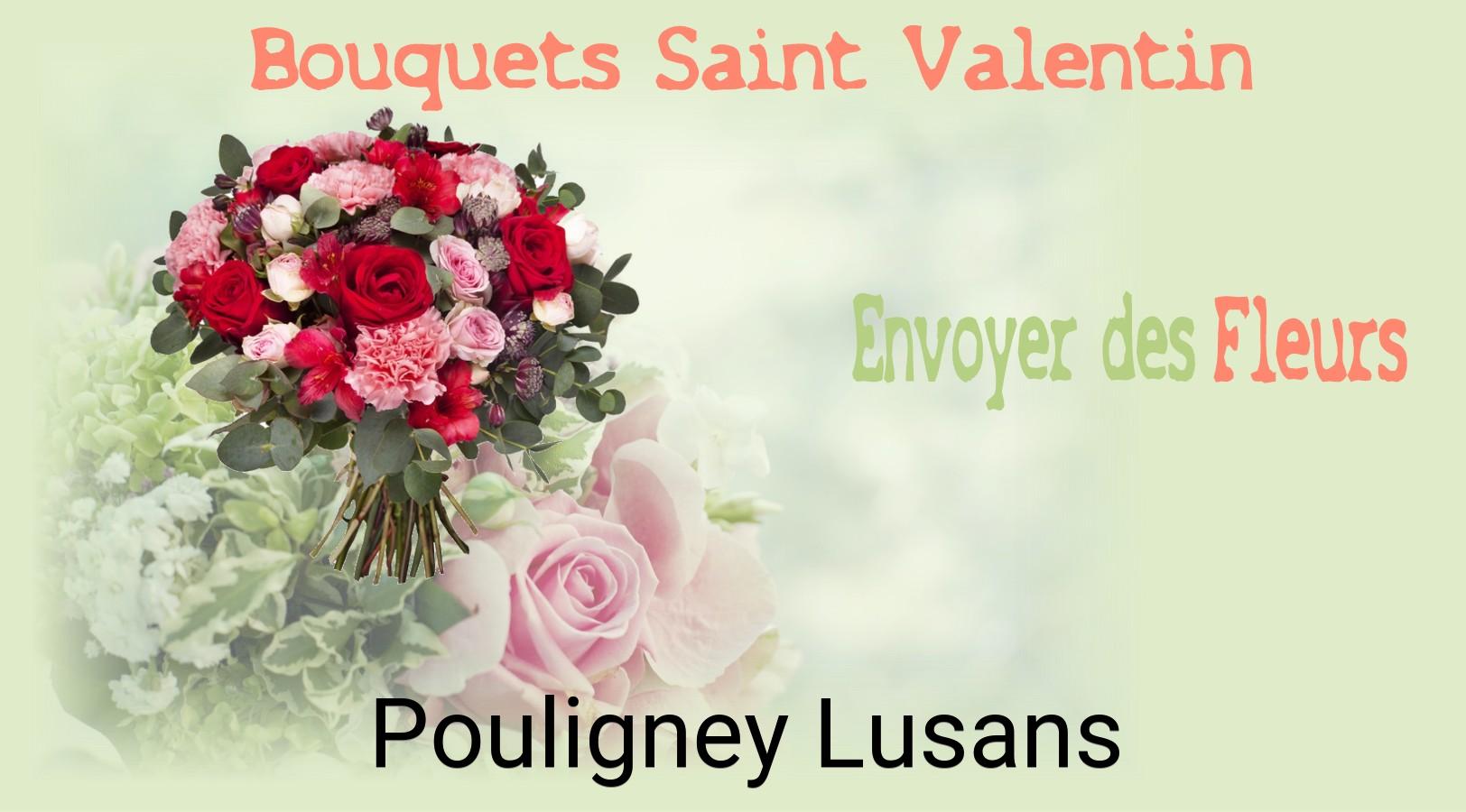 Roses de Saint-Valentin livrées à Pouligney-Lusans